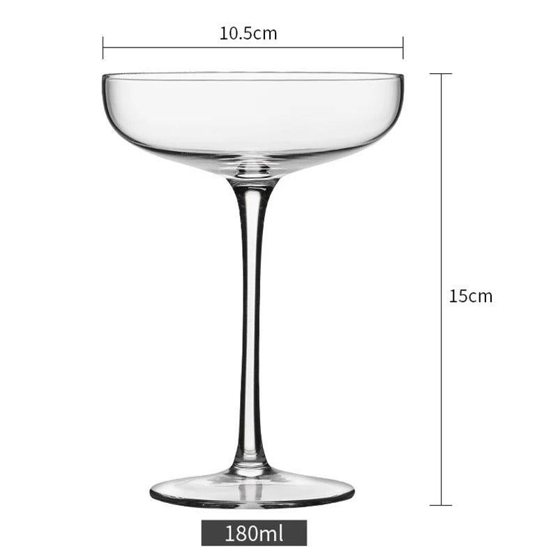 Martini glasses set of 2