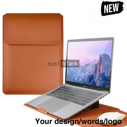 Multipurpose laptop sleeve Brown