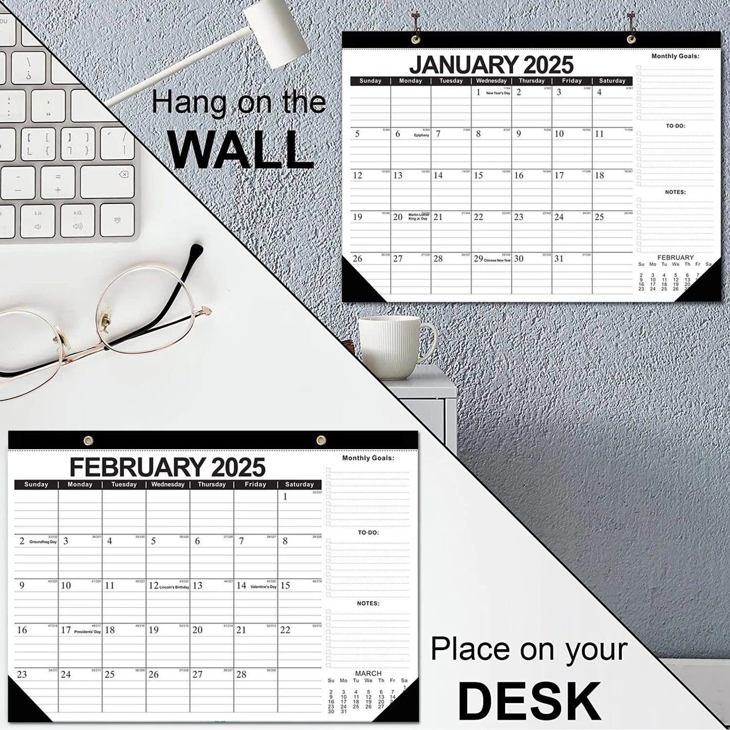 Notes calendar | Personalized