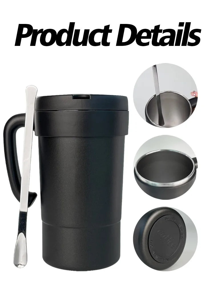 Thermal bottle with stirrer