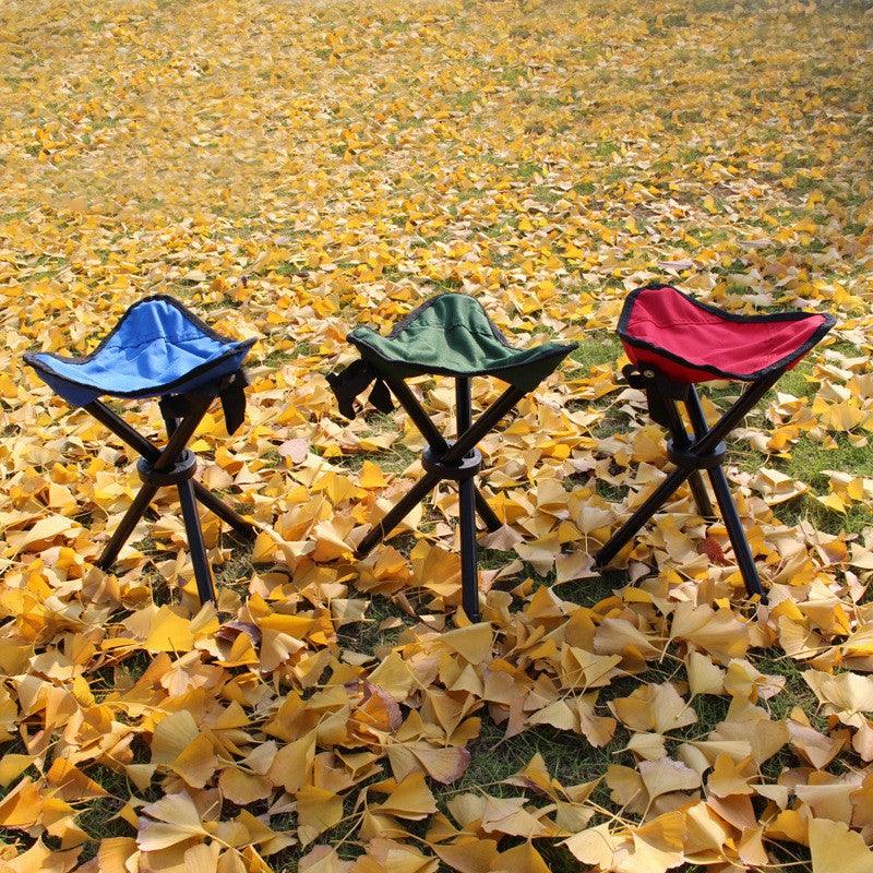 Tripod camping stool