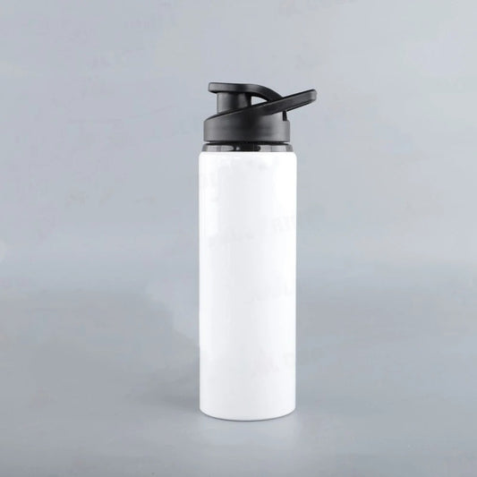 Plastic capped aluminium bottle