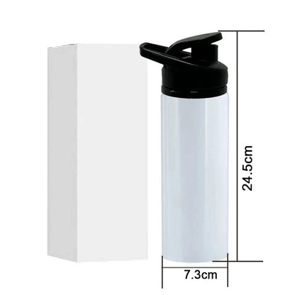 Plastic capped aluminium bottle