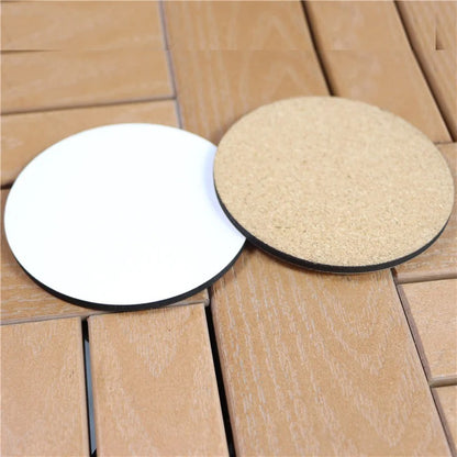 Wooden table coasters set