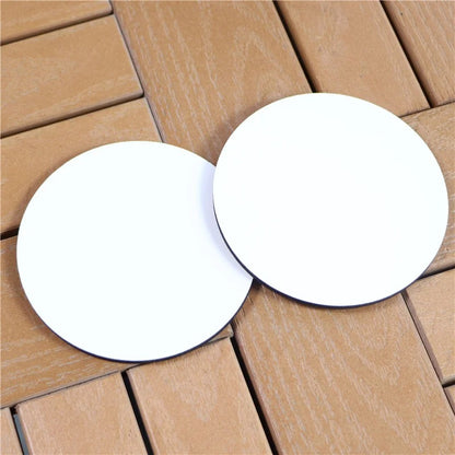 Wooden table coasters set