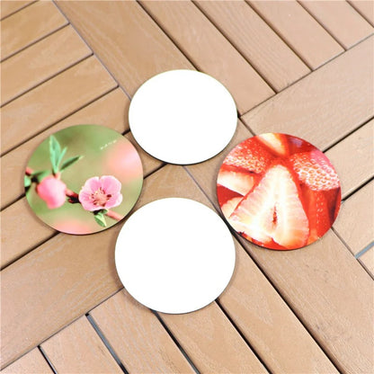 Wooden table coasters set