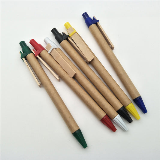 Recycled kraft paper pen