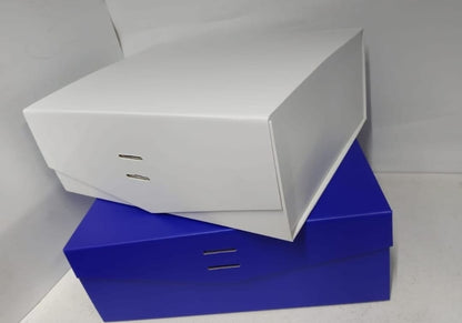 Ribbon semi-magnetic gift box