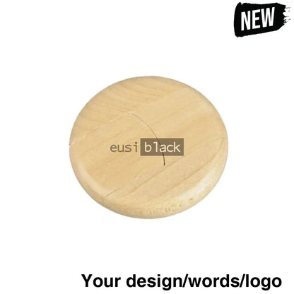 Round wooden flash disc