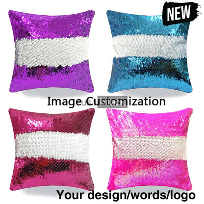 Sequin pillow case