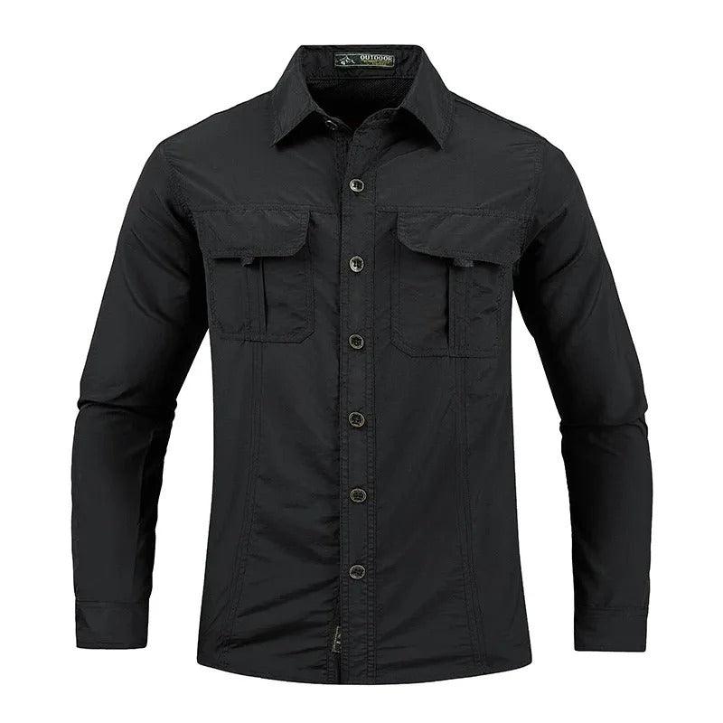 Long sleeved cargo shirt