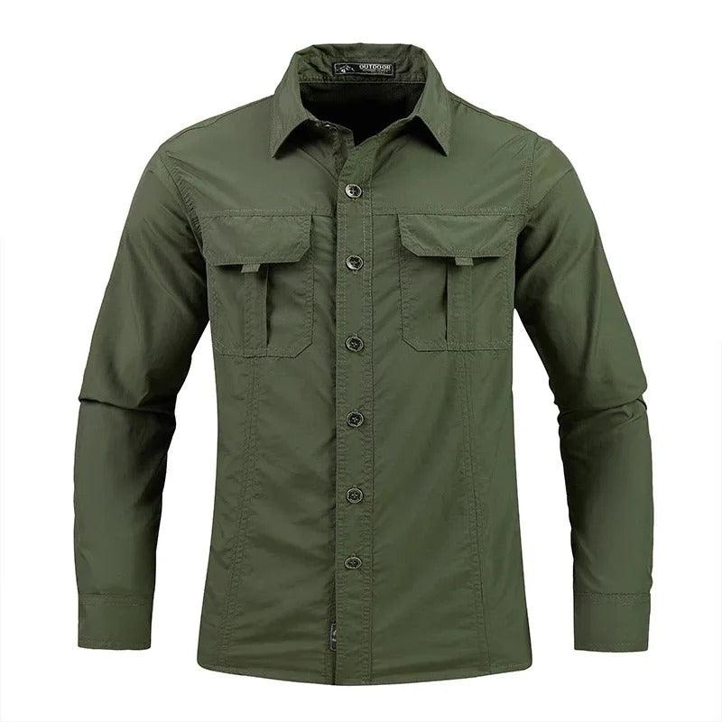 Long sleeved cargo shirt