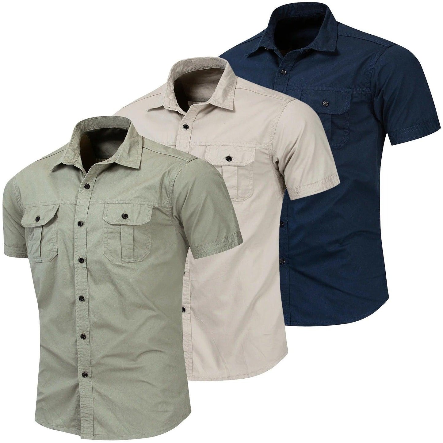 Short sleeved cargo shirt