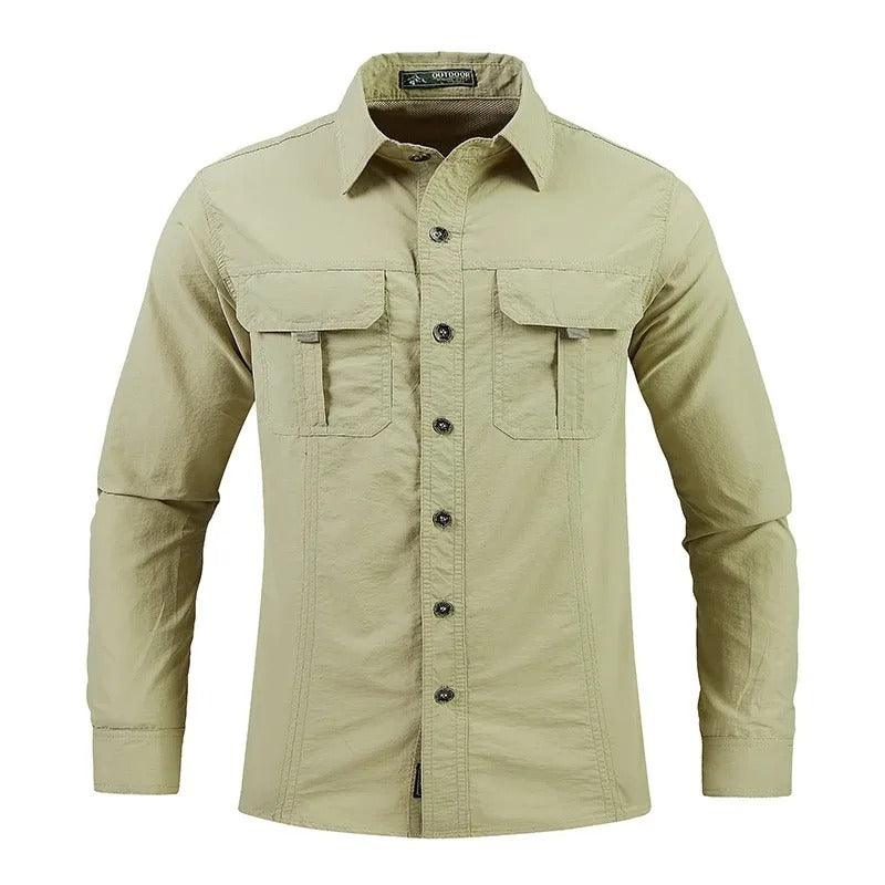 Long sleeved cargo shirt