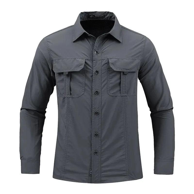 Long sleeved cargo shirt