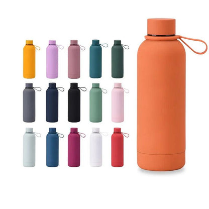 Matte skin thermal bottle