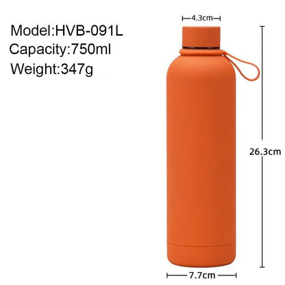 Matte skin thermal bottle