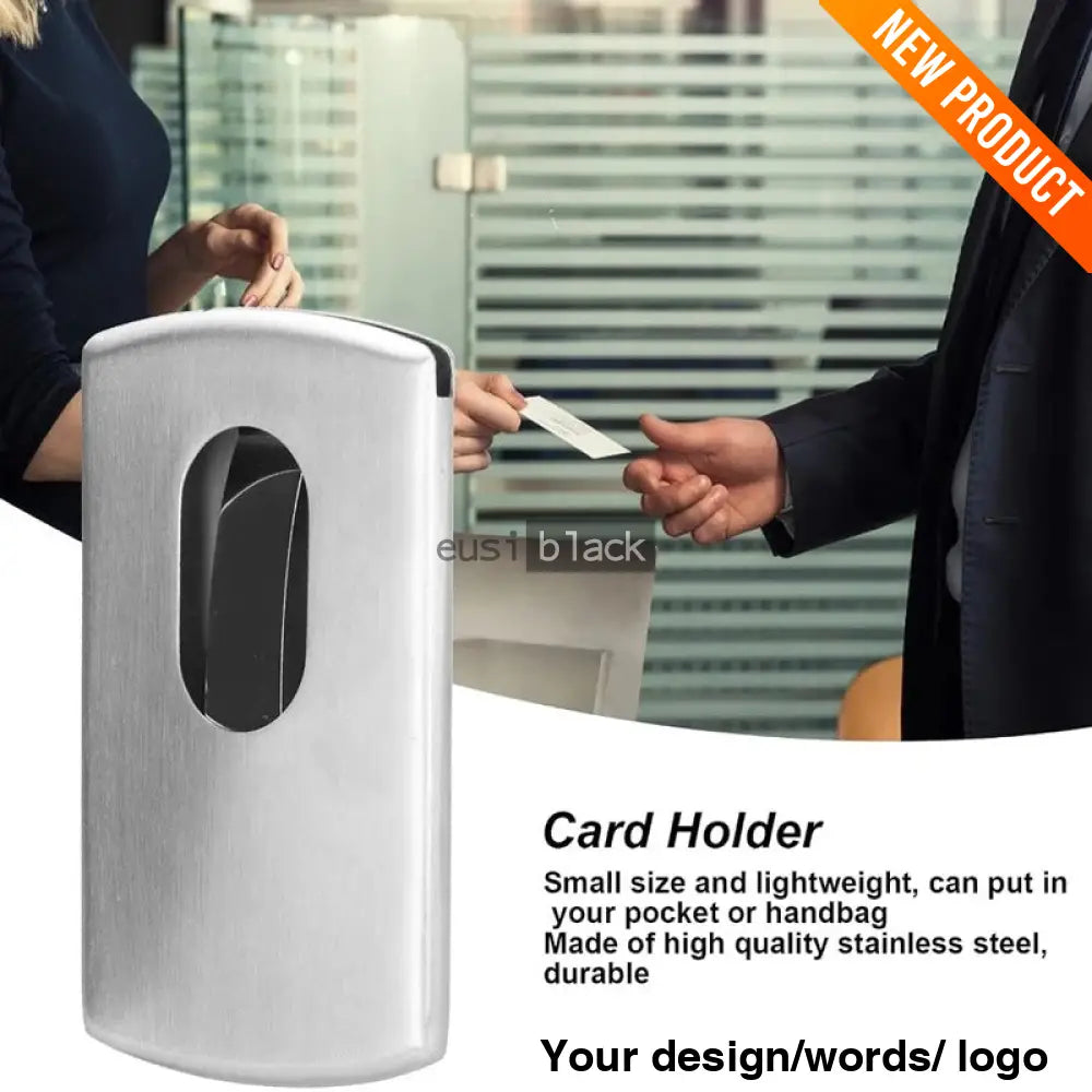 Thumb Slide Business Card Holder