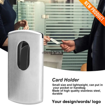 Thumb Slide Business Card Holder