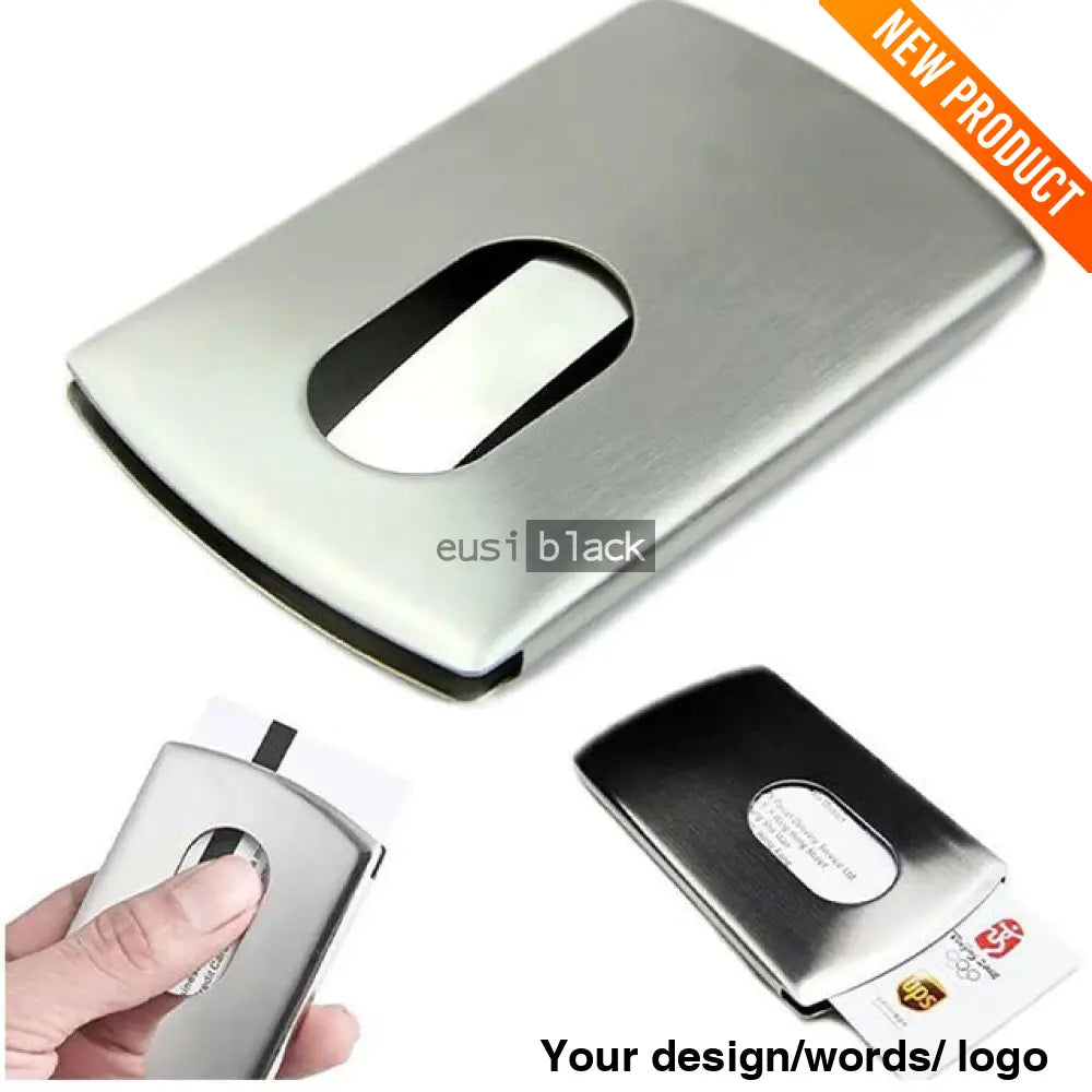 Thumb Slide Business Card Holder