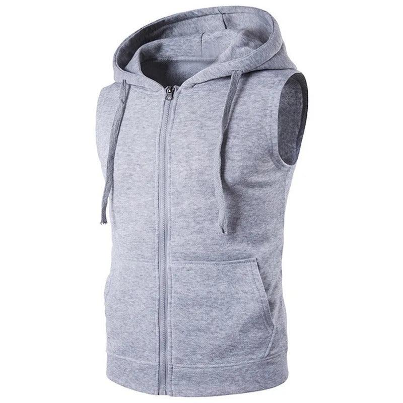 Personalized sleeveless hoodie