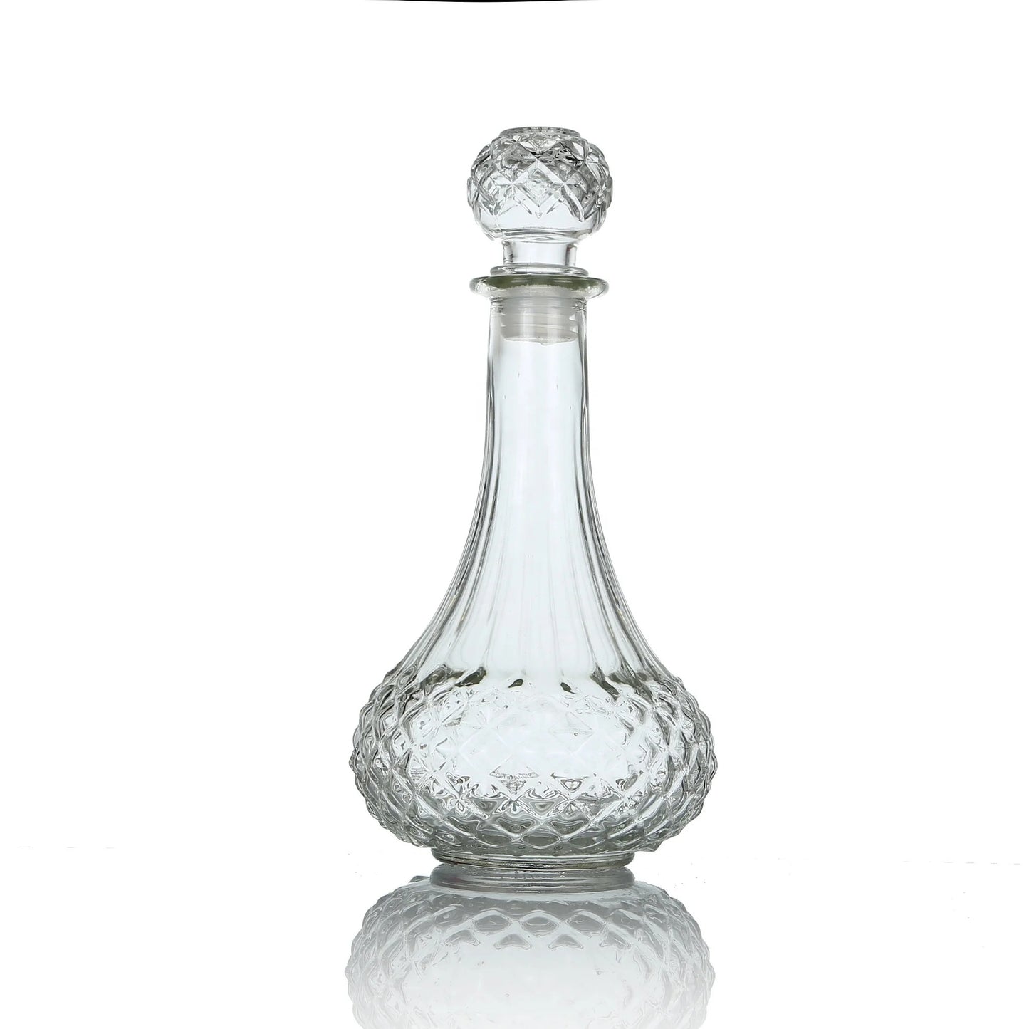 Slim neck decanter