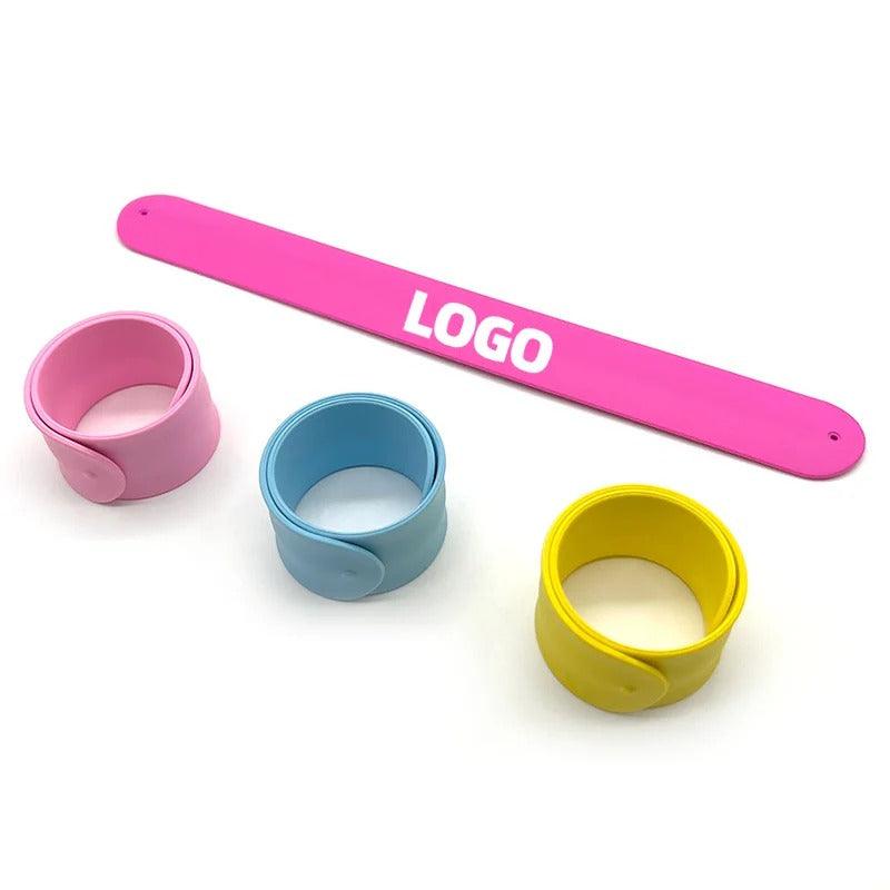 Snap slap wristband