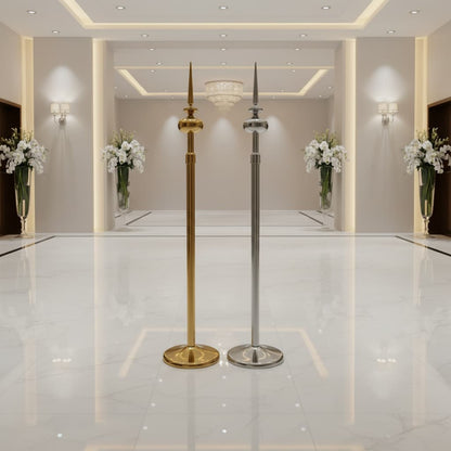Spear tip ceremonial flag stand - 2.5m