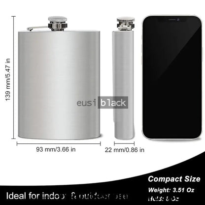 Stainless hip flask