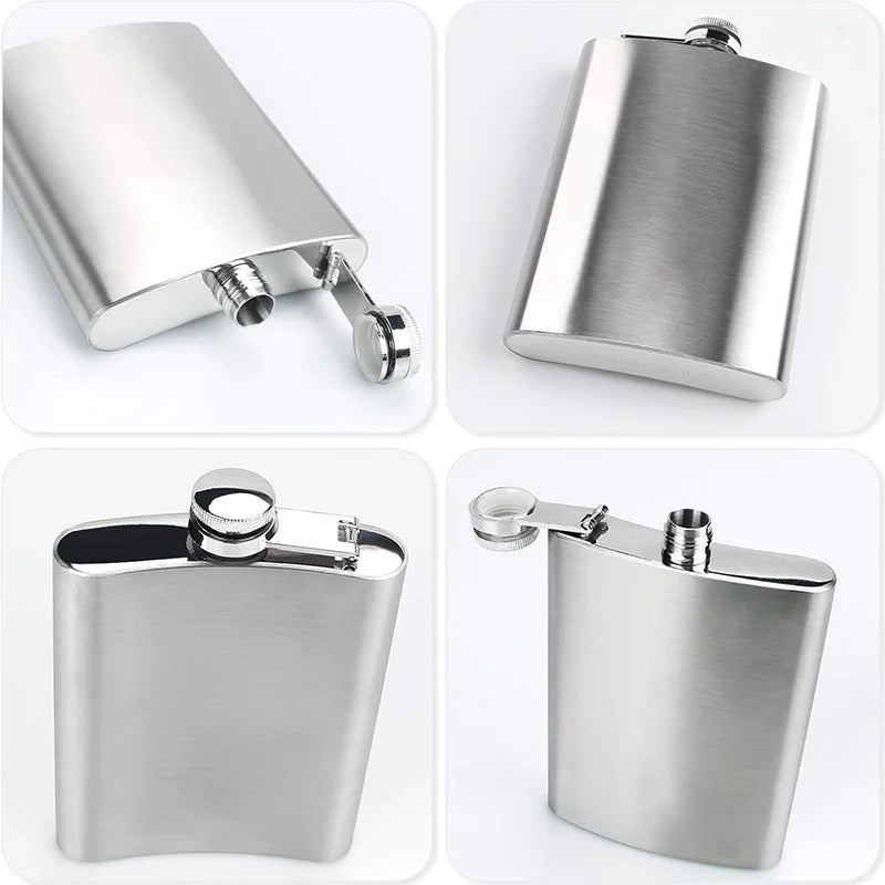 Stainless hip flask