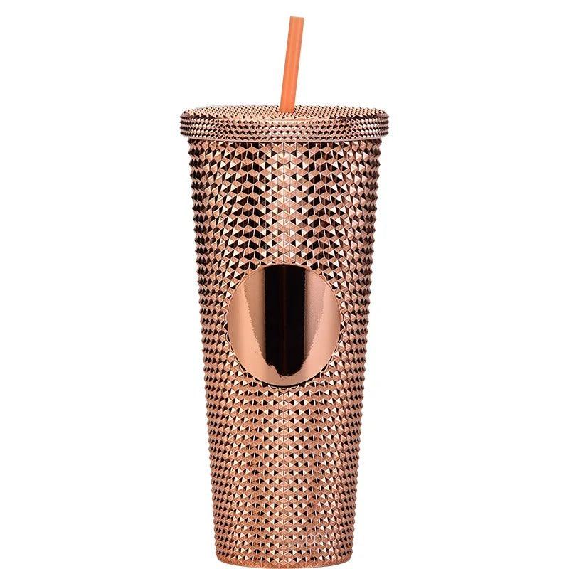 Glossy studded tumbler