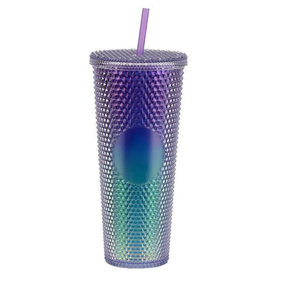 Glossy studded tumbler