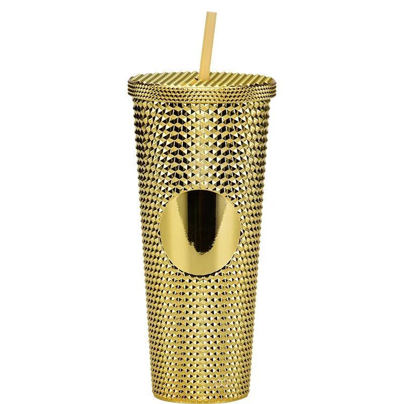 Glossy studded tumbler