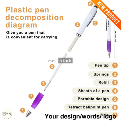 Swollen Plastic Pen