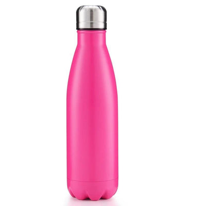 Thermal bottle with silver cap