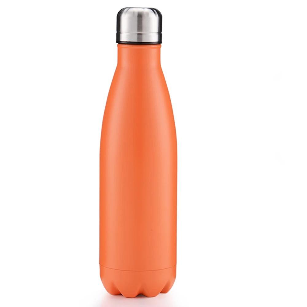 Thermal bottle with silver cap