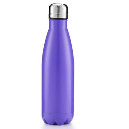 Thermal bottle with silver cap