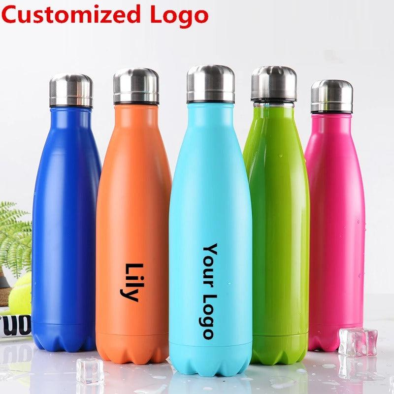 Thermal bottle with silver cap