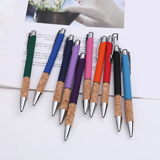 Rustic plastic click pen