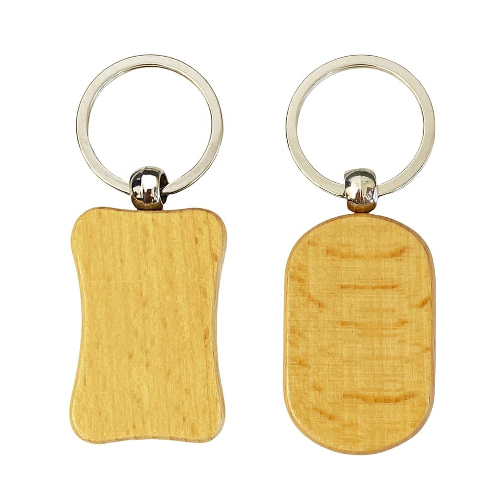 Wooden key chain