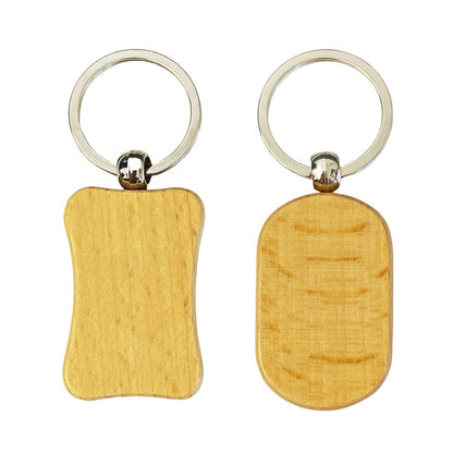 Wooden key chain