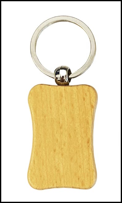 Wooden key chain
