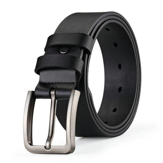 Leather belt for men