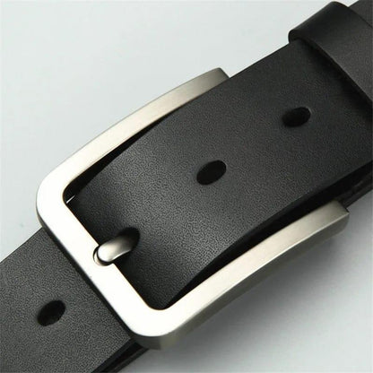 Leather belt for men