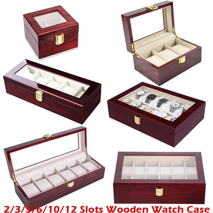 Wooden watch organizers