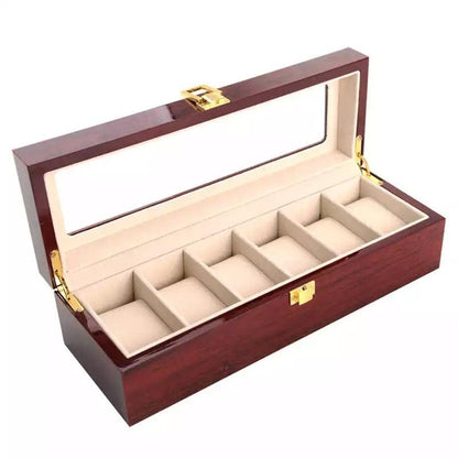 Combined Wooden Watch Organizer