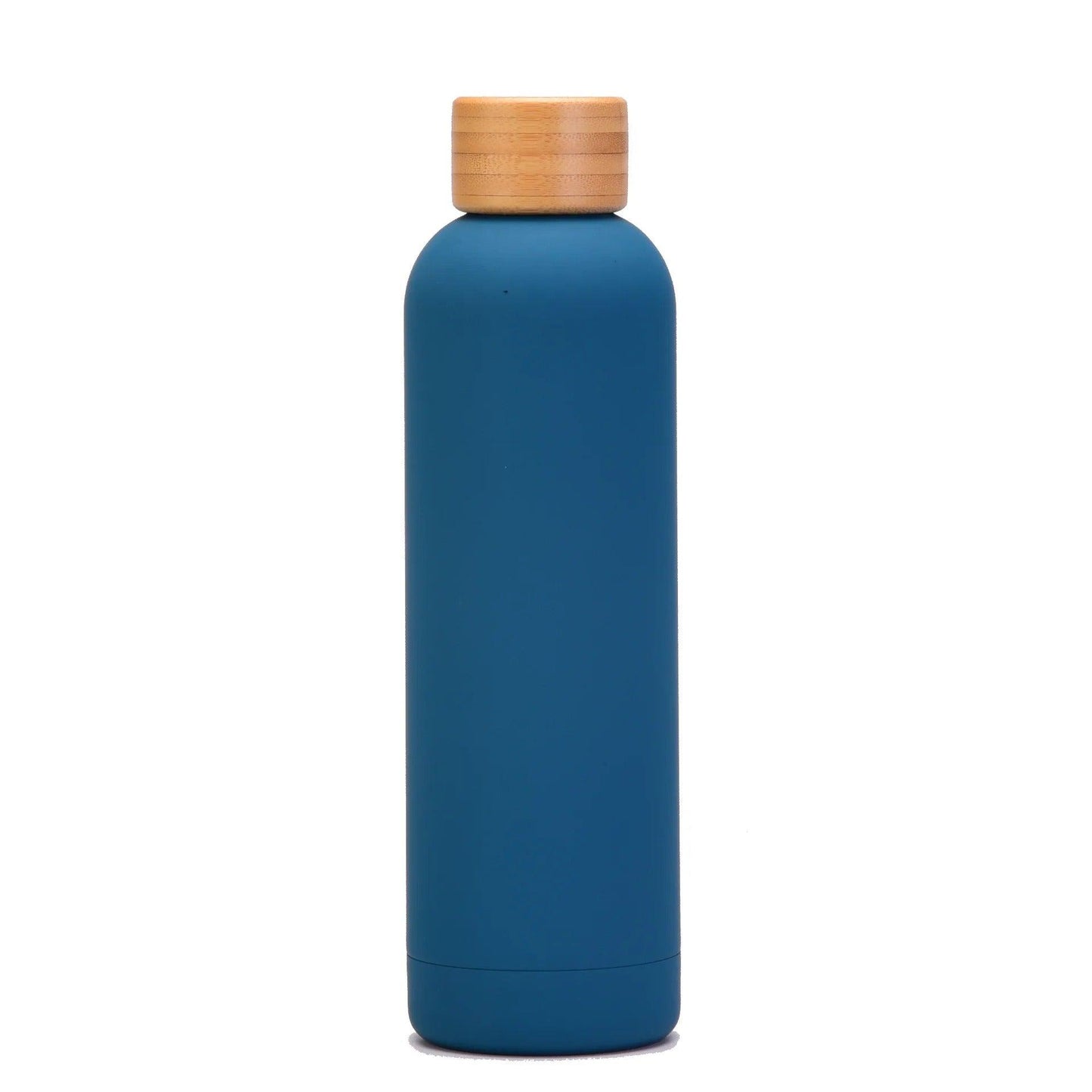 Wooden capped skin thermal bottle