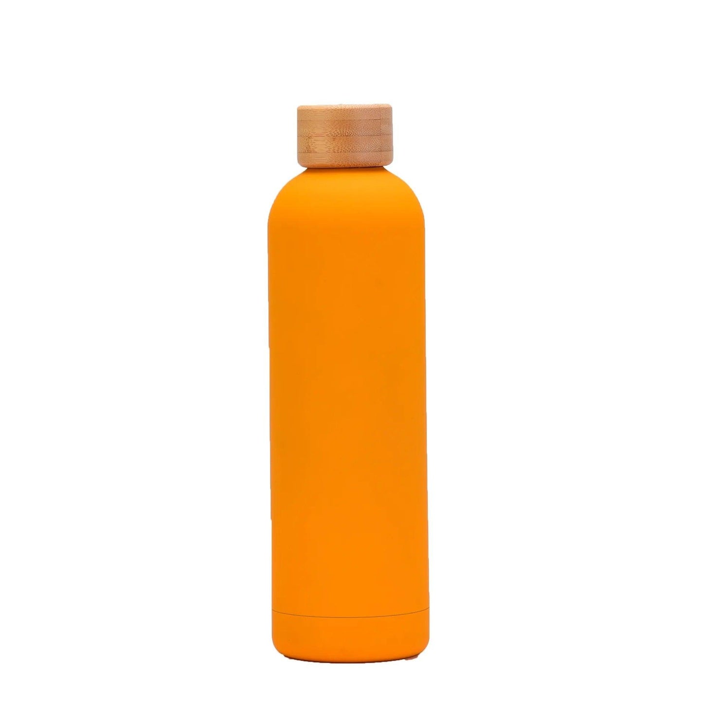 Wooden capped skin thermal bottle