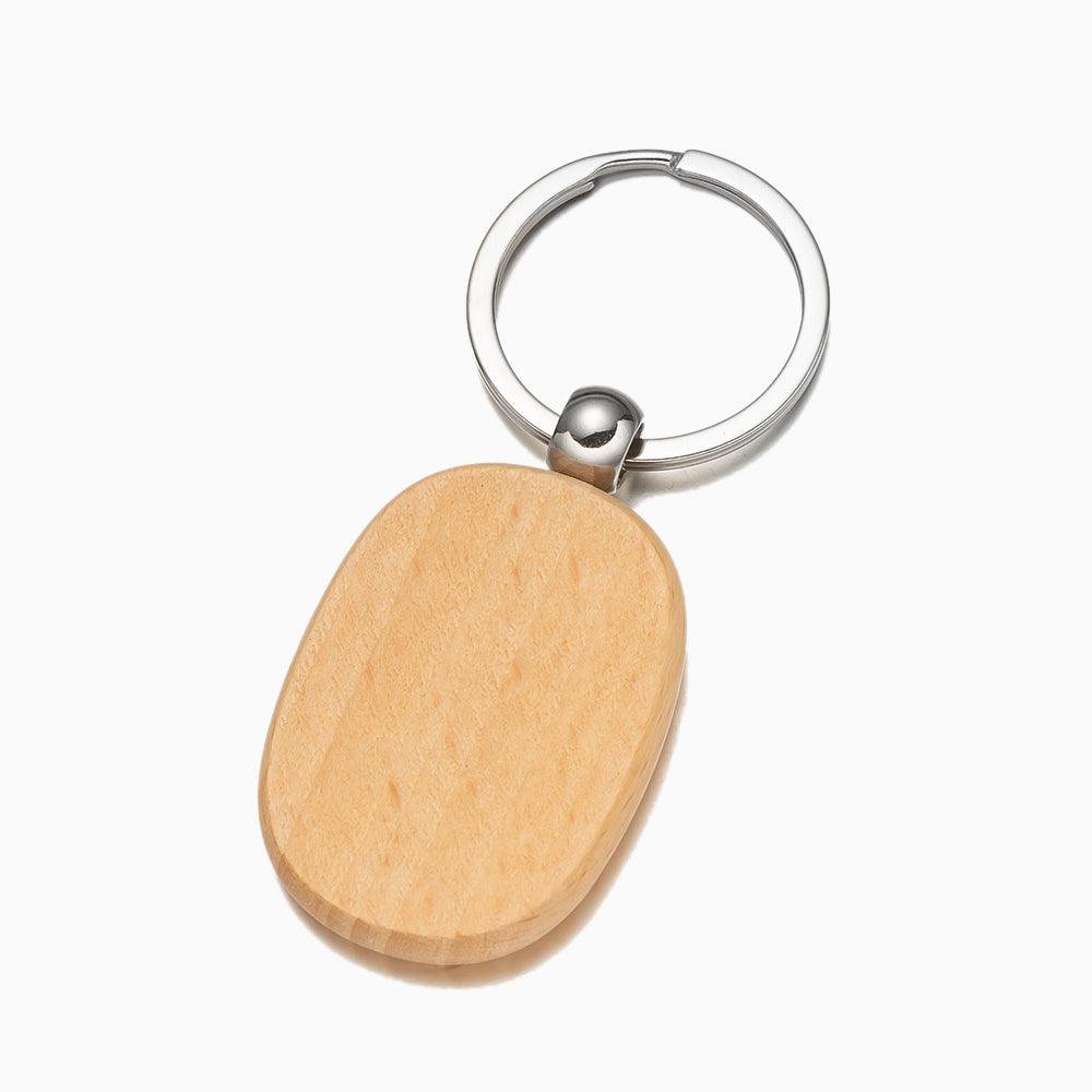 Wooden key chain