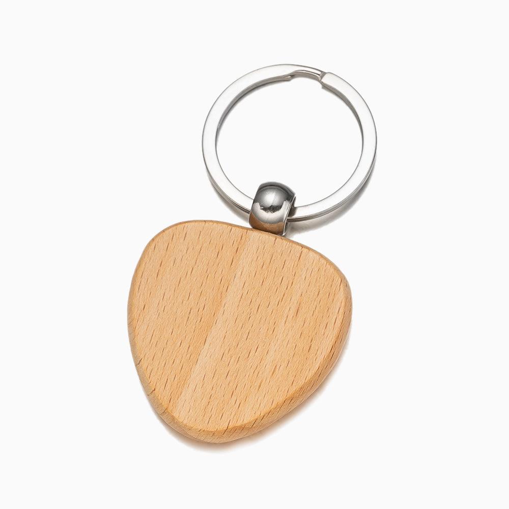 Wooden key chain